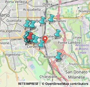Mappa Via dei Pestagalli, 20138 Milano MI, Italia (1.4985)