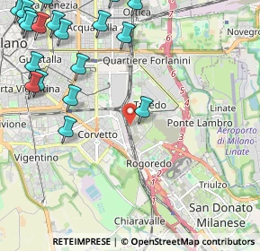 Mappa Via dei Pestagalli, 20138 Milano MI, Italia (3.2005)