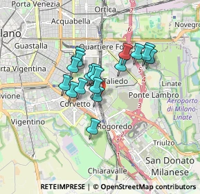 Mappa Via dei Pestagalli, 20138 Milano MI, Italia (1.24778)