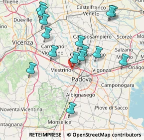 Mappa Via Camillo Benso Cavour, 35030 Rubano PD, Italia (16.176)