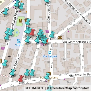 Mappa Via Giambettino Cignaroli, 37100 Verona VR, Italia (0.07586)