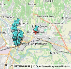 Mappa Via Giambettino Cignaroli, 37100 Verona VR, Italia (2.2015)