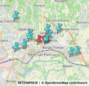 Mappa Via Giambettino Cignaroli, 37100 Verona VR, Italia (1.51846)