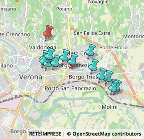 Mappa Via Giambettino Cignaroli, 37100 Verona VR, Italia (1.47714)