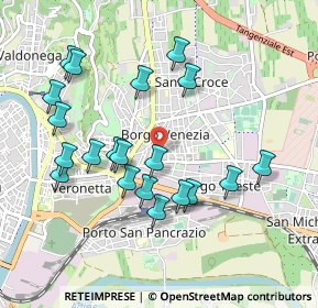 Mappa Via Giambettino Cignaroli, 37100 Verona VR, Italia (0.9605)
