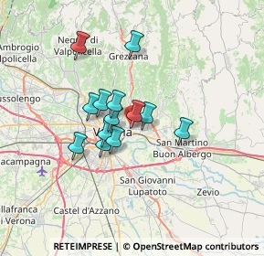Mappa Via Giambettino Cignaroli, 37100 Verona VR, Italia (4.79077)