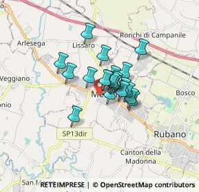 Mappa Via Toscanini, 35035 Mestrino PD, Italia (0.9765)