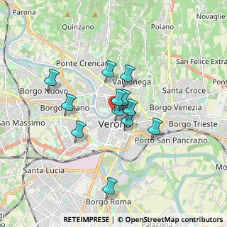 Mappa Vicolo Riva S. Lorenzo, 37121 Verona VR, Italia (1.29583)