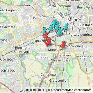 Mappa Via Attilio e Teresa Cassoni, 20143 Milano MI, Italia (1.30455)