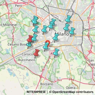Mappa Via Attilio e Teresa Cassoni, 20143 Milano MI, Italia (3.32563)
