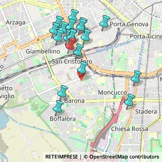 Mappa Via Attilio e Teresa Cassoni, 20143 Milano MI, Italia (1.104)