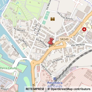 Mappa Via Monte Baldo, 1/a, 37019 Peschiera del Garda, Verona (Veneto)