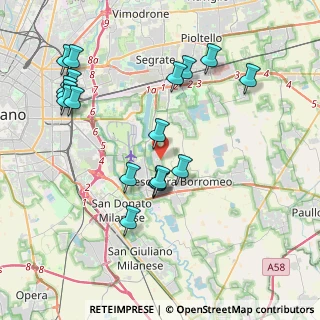 Mappa Via Toscanini, 20068 Peschiera Borromeo MI, Italia (4.27444)
