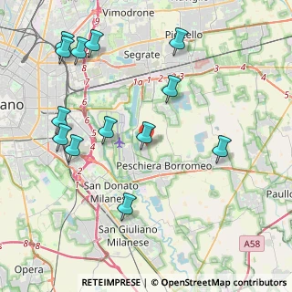 Mappa Via Toscanini, 20068 Peschiera Borromeo MI, Italia (4.74462)