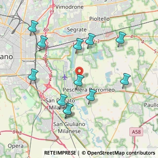Mappa Via Toscanini, 20068 Peschiera Borromeo MI, Italia (4.26667)
