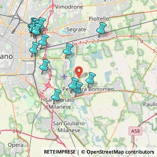 Mappa Via Toscanini, 20068 Peschiera Borromeo MI, Italia (5.07647)