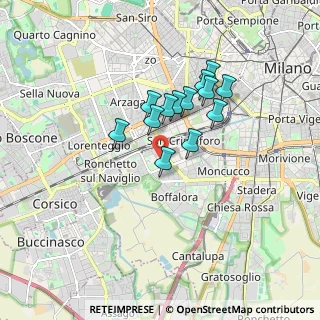 Mappa Via S. Giuseppe Cottolengo, 20143 Milano MI, Italia (1.31846)