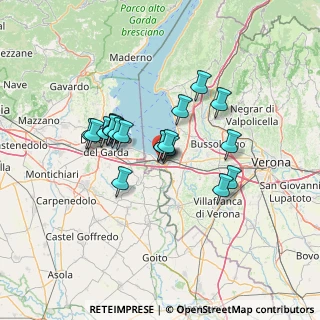Mappa Via Lungolago Mazzini, 37019 Peschiera del Garda VR, Italia (10.38316)
