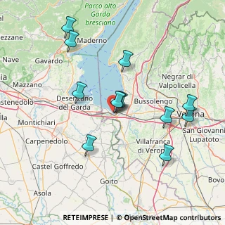 Mappa Via Lungolago Mazzini, 37019 Peschiera del Garda VR, Italia (14.6675)