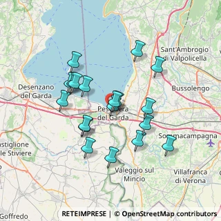 Mappa Via Lungolago Mazzini, 37019 Peschiera del Garda VR, Italia (6.35263)