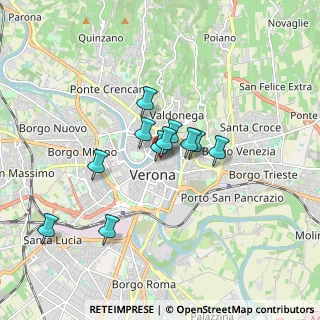 Mappa Via Quattro Spade, 37121 Verona VR, Italia (1.25545)