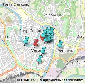 Mappa Vicolo Balena, 37121 Verona VR, Italia (0.43214)