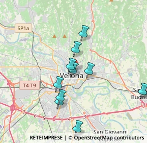 Mappa Vicolo Balena, 37121 Verona VR, Italia (3.72545)