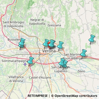 Mappa Vicolo Balena, 37121 Verona VR, Italia (6.99091)