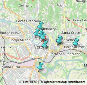 Mappa Vicolo Balena, 37121 Verona VR, Italia (1.79636)