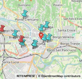 Mappa Vicolo Balena, 37121 Verona VR, Italia (1.64182)