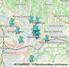 Mappa Vicolo Balena, 37121 Verona VR, Italia (1.3125)