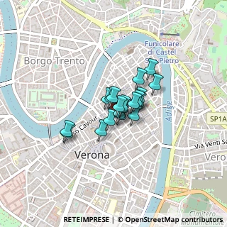 Mappa Vicolo Balena, 37121 Verona VR, Italia (0.217)