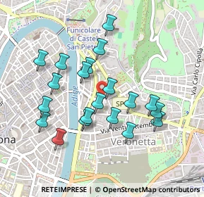 Mappa Via Giosuè Carducci, 37129 Verona VR, Italia (0.4325)