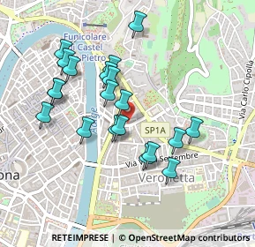 Mappa Via Giosuè Carducci, 37129 Verona VR, Italia (0.427)