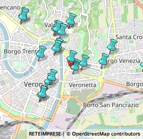 Mappa Via Giosuè Carducci, 37129 Verona VR, Italia (0.95579)