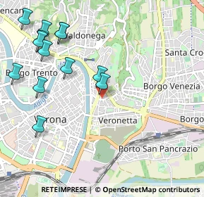 Mappa Via Giosuè Carducci, 37129 Verona VR, Italia (1.24)