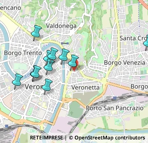 Mappa Via Giosuè Carducci, 37129 Verona VR, Italia (0.97273)