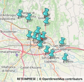Mappa Via Giosuè Carducci, 37129 Verona VR, Italia (6.03867)
