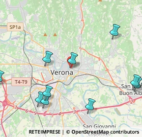 Mappa 37129 Verona VR, Italia (5.75083)
