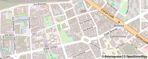 Mappa Milano
