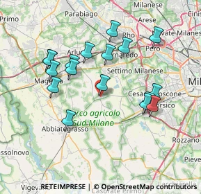 Mappa Viale Leonardo da Vinci, 20046 Cisliano MI, Italia (7.11471)