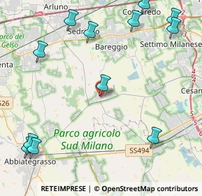 Mappa Viale Leonardo da Vinci, 20046 Cisliano MI, Italia (5.83083)