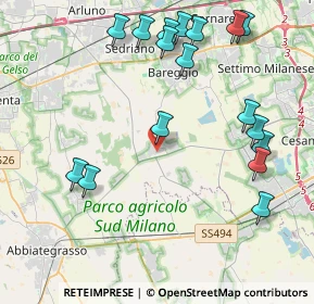 Mappa Viale Leonardo da Vinci, 20046 Cisliano MI, Italia (4.83235)