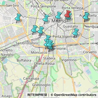 Mappa Via Giuseppe Meda, 20821 Milano MI, Italia (1.922)