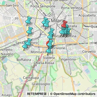 Mappa Via Giuseppe Meda, 20821 Milano MI, Italia (1.59625)