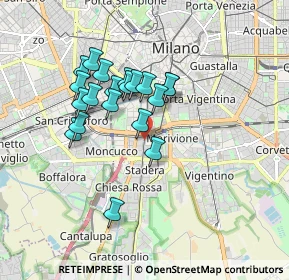 Mappa Via Giuseppe Meda, 20821 Milano MI, Italia (1.4655)