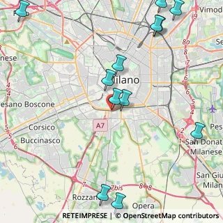 Mappa Via Giuseppe Meda, 20821 Milano MI, Italia (5.5875)