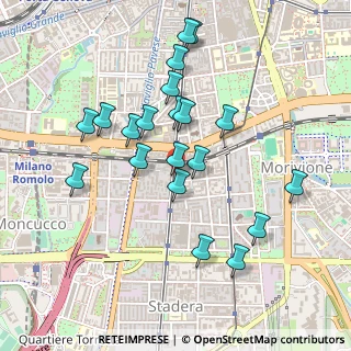 Mappa Via Giuseppe Meda, 20821 Milano MI, Italia (0.453)
