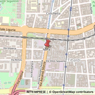 Mappa Via Cardinale Ascanio Sforza,  81, 20141 Milano, Milano (Lombardia)