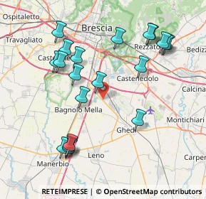 Mappa Via John Fitzgerald Kennedy, 25010 Montirone BS, Italia (8.4925)
